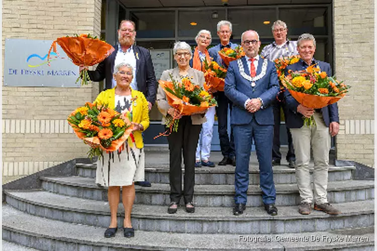 Het regent lintjes in De Fryske Marren