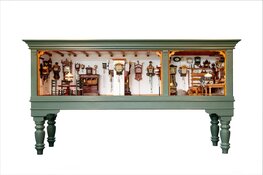 Kom kijken bij deze unieke miniatuurklokkenwinkel in Museum Joure