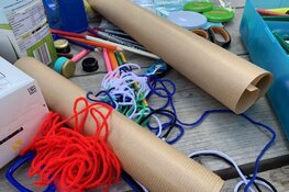 Knutselen bij het Woudagemaal