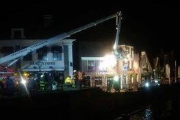 Brand bij ijssalon in centrum Lemmer