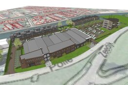 Alleen met supermarkt een bouwplan aan de Zeedijk in Lemmer