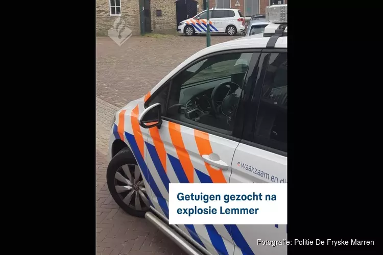 Getuigen gezocht na explosie in Lemmer