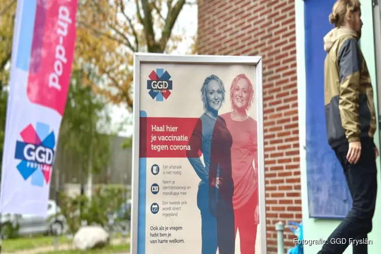 GGD Fryslân opent tijdelijke pop-up locatie voor vaccinatie corona in Nijemirdum én Lemmer