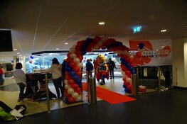 Gezellige drukte op de Open dag ijsstadion Thialf in Heerenveen
